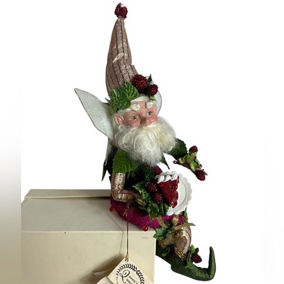 Mark Roberts Raspberry Fairy Medium Limited Edition Doll Elf Collectible Pixie - Picture 13 of 14